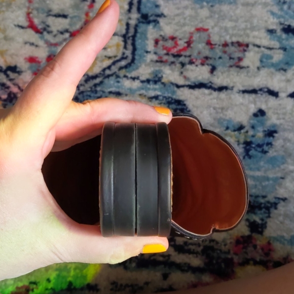 Coach Black Mules with Gold Studs - Picture 6 of 6